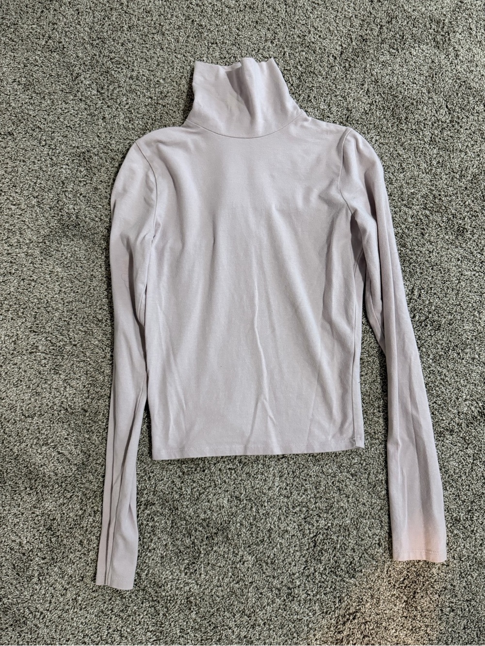Hollister Light Lavender Long Sleeve Turtleneck